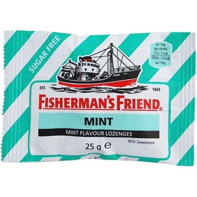 Fisherman´s Friend Zelená Máta pastilky bez cukru 25 g