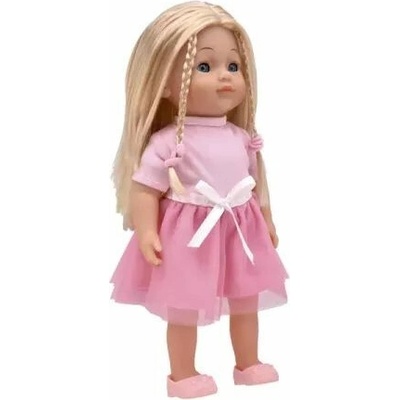 Dolls World Panenka Charlotte mluvící maďarsky v růžových šatičkách