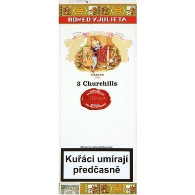 Romeo y Julieta Churchill Alu Tuba krabička 3 ks