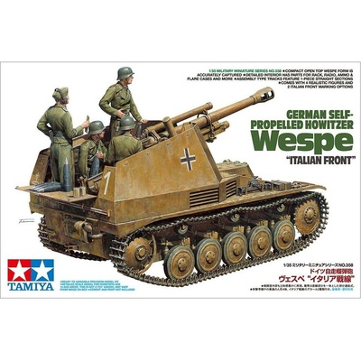 Tamiya German Self-Propelled Howitzer Wespe Italian Front 1:35