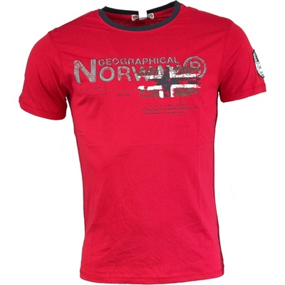 Geographical Norway tričko pánské JISLAND MEN červená