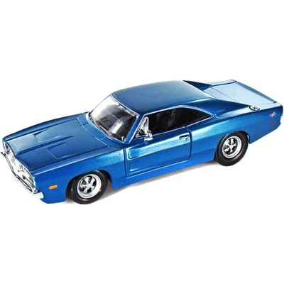 Maisto MA-31256B Dodge Charger R/T 1969 metalíza modrá 1:25