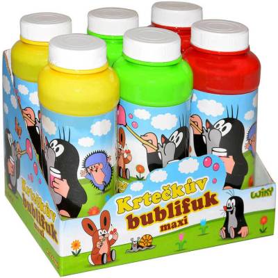 Bublifuk maxi Krtko 240 ml Červený
