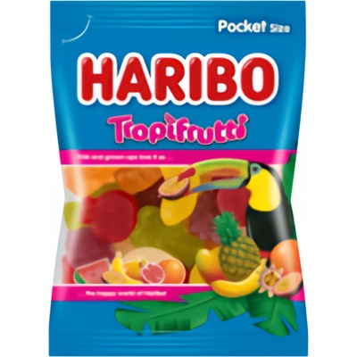 Haribo Tropifrutti želé bonbóny s ovocnými příchutěmi 100 g