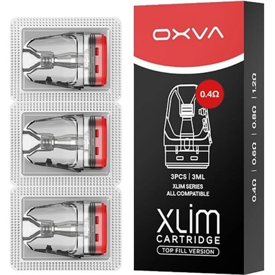 OXVA Xlim Top Fill Pod cartridge 3 ml 0,4 ohm 3 ks