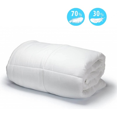 PEŘINKA Péřová prošívaná přikrývka Comfort 140x200 1300 g