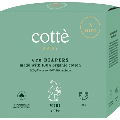 Cotté Baby Midi 4-9 kg 28 ks
