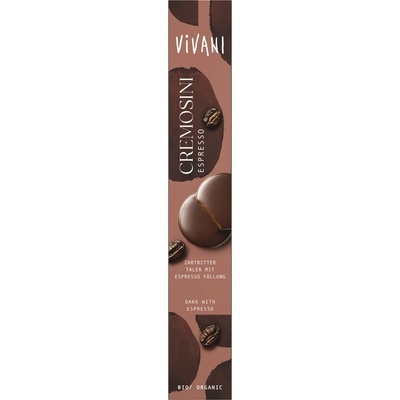 Vivani Mince čokoládové Cremosini Espresso Bio 100 g