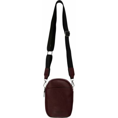 CLARRY dámska crossbody koženková kabelka Bordová