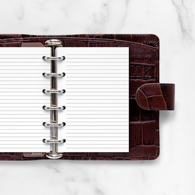 Filofax Poznámkový blok, linkovaný náplň kapesních diářů formát A7 40 listů – Hledejceny.cz