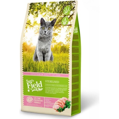 Sam's Field Cat Sterilised superprémiové granule 7,5 kg