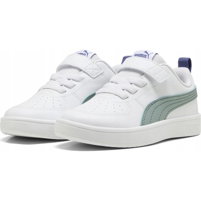 Puma detská voľnočasová obuv Rickie AC+PS biela,modrá,zelená