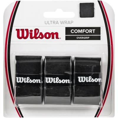 Wilson Ultra Wrap overgrip 3 ks černá – Hledejceny.cz