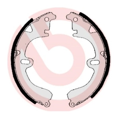 BREMBO Sada brzdových čeľustí S83506