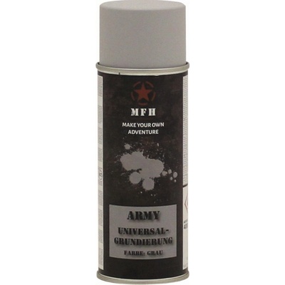 Max Army farba v spreji 400 ml základný náter sivý