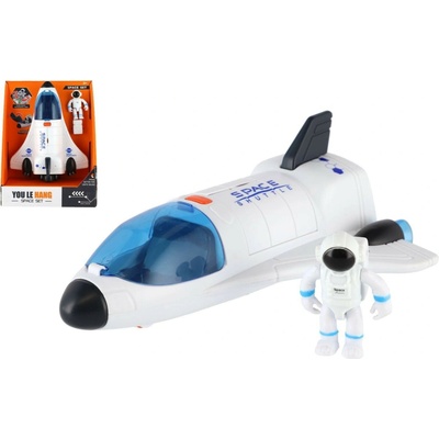 Teddies Raketoplán kov 20cm na baterie se zvukem a světlem