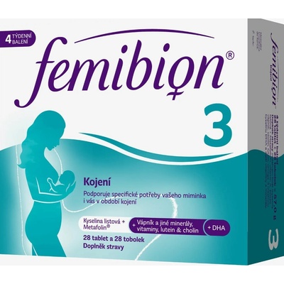 Femibion 3 Kojení 28 tabliet + 28 toboliek 3balenia