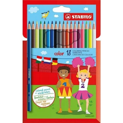 Pastelky STABILO color sada 18 ks
