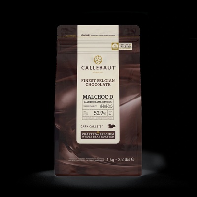 CALLEBAUT MALCHOC-D hořká bez cukru 53,9% 1 kg