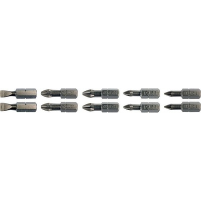 Sada bitov YATO 1/4" 10ks, 5,6mm, 2xPH1, 2xPH2, 2xPZ1, 2xPZ2