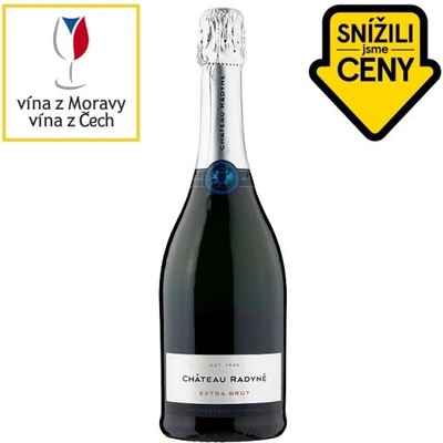 Chateau Radyně Extra Brut 12,5% 0,75 l (holá láhev) – Hledejceny.cz