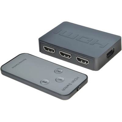 PremiumCord HDMI switch 3:1 plastový,dálkové ovl. khswit31c – Hledejceny.cz