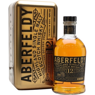 Aberfeldy 12y The Golden Dram 40% 0,7 l (kazeta)