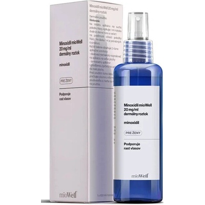 MioWell Minoxidil 20 mg/ml dermální roztok pro ženy 100 ml