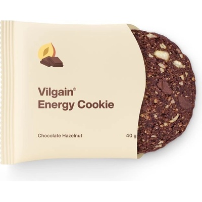Vilgain Energy Cookie BIO čokoláda s lískovými ořechy 40 g – Hledejceny.cz