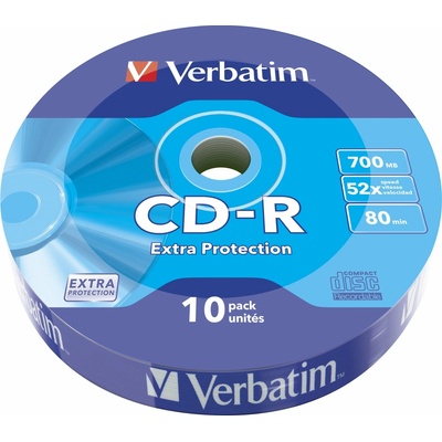 Verbatim CD-R 700MB 52x, bulk box, 10ks (43725)