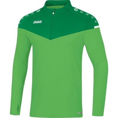 JAKO CHAMP 2.0 mikina krátký zip světle zelená