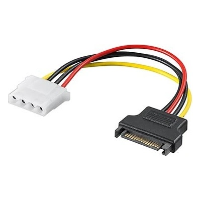 goobay Napájecí kabelová redukce SATA -> FDD5,25, 17cm (93634) - 11.92.1056