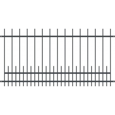 Kovové plotové pole PLP03 š. 2500 x v. 1000 mm