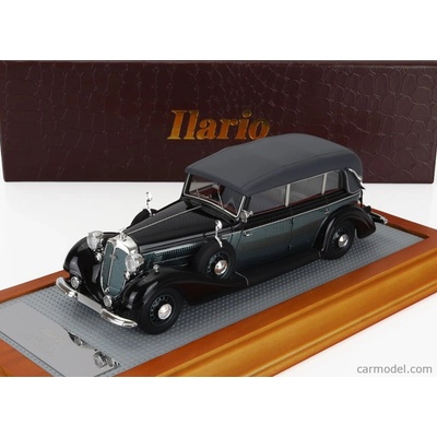 ILARIO MODEL HORCH 951A PULLMAN ORIGINAL CAR CABRIOLET CLOSED 1938 BLACK GREEN MET 1:43