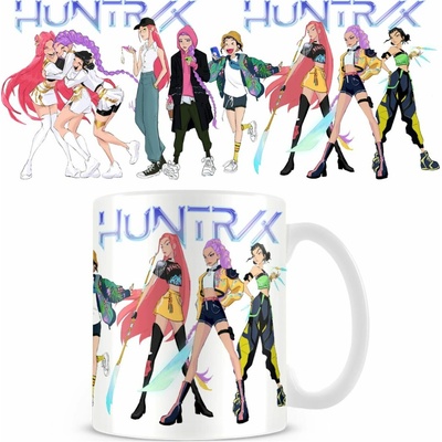 Pyramid International Hrnček KPop Demon Hunters Huntr x biely 325 ml