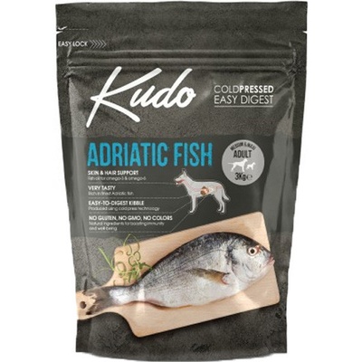 Kudo Dog Low Grain Adult Medium & Maxi Adriatic Fish 3 kg