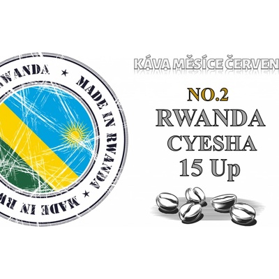 COFFEEDREAM RWANDA CYESHA natural Jemné mletí český turek Káva 0,5 kg