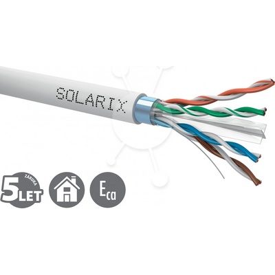Solarix SXKD-6-FTP-PVC Instalační CAT6 FTP PVC drát, 500m