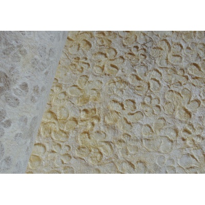 Sapaimport Morušový ruční papír s gázou - RAMIE květy Velikost: 23x32 cm – Hledejceny.cz