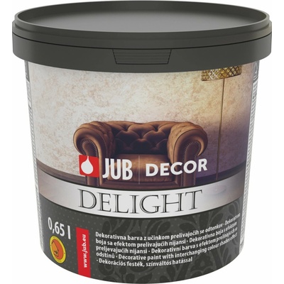JUB DECOR DELIGHT - Dekoratívna farba s prelievajúcim efektom 0,65 l dark gold