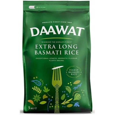 Daawat Basmati rýže dlouhozrnná 5 kg
