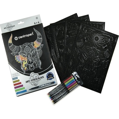 Centropen Antistress Metallic 9390 6+4 ks