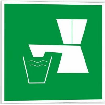 Traiva s.r.o Pitná voda - symbol Verze: Samolepka 92 x 92 mm tl. 0.1 mm - Kód: 04999