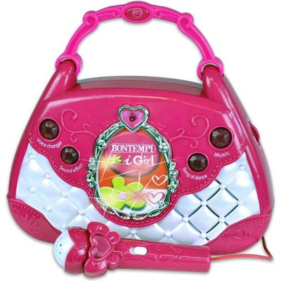 Bontempi Hudobná taška s mikrofónom I GIRL