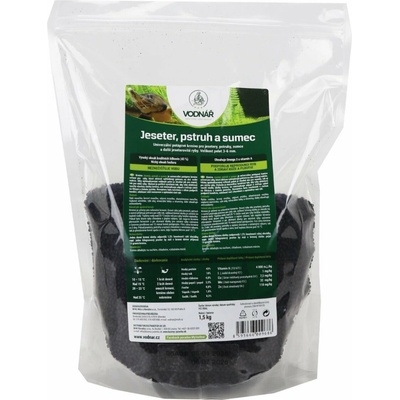 Vodnár Jeseter, pstruh a sumec 1,5 kg