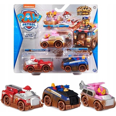 Spin Master Paw Patrol True Metal 3-Pack Toy Vehicle