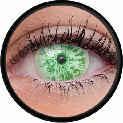 MaxVue Vision ColourVue Crazy čočky UV svítící Glow Ice Green 2 ks tříměsíční nedioptrické – Hledejceny.cz