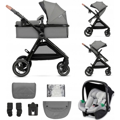Kinderkraft kombinovaný 3v1 Esme Moonlight Grey 2025