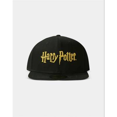 CurePink Harry Potter Logo černá bavlna [SB273063HPT]