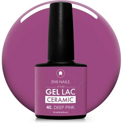 Enii Nails Gel laK Ceramic 40 Deep Pink 10 ml